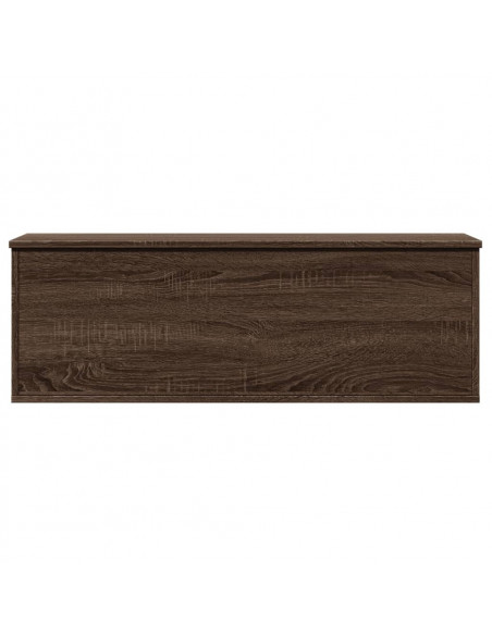 Contenitore Portaoggetti Rovere Marrone 102x35x35 cm Truciolato