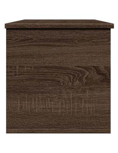 Contenitore Portaoggetti Rovere Marrone 102x35x35 cm Truciolato