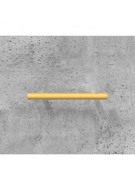 Comodini a Muro 2 pz Grigio Cemento 35x35x20 cm