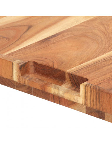 Tagliere 50x35x4 cm in Legno Massello di Acacia