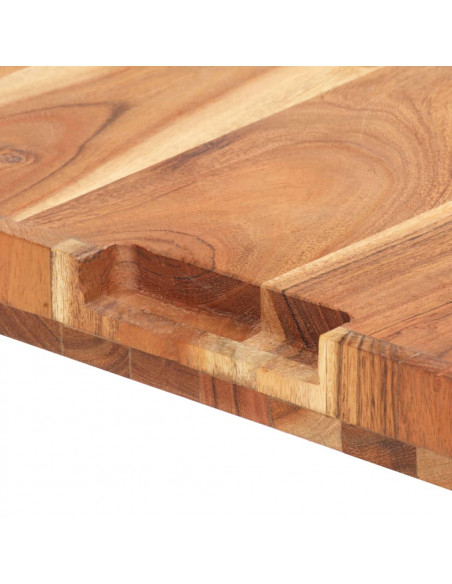 Tagliere 60x40x4 cm in Legno Massello di Acacia