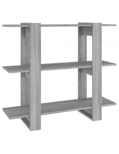 Libreria/Divisorio Grigio Sonoma 100x30x87 cm