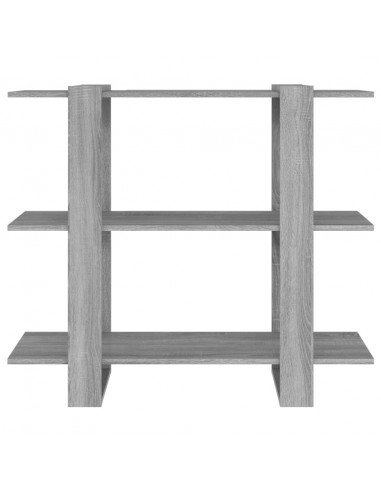 Libreria/Divisorio Grigio Sonoma 100x30x87 cm