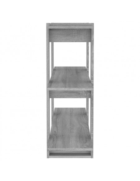 Libreria/Divisorio Grigio Sonoma 100x30x87 cm