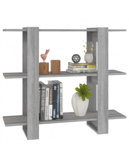 Libreria/Divisorio Grigio Sonoma 100x30x87 cm