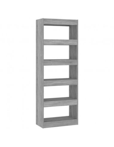 Libreria/Divisorio Grigio Sonoma 60x30x166 cm in Truciolato