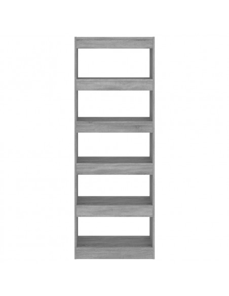 Libreria/Divisorio Grigio Sonoma 60x30x166 cm in Truciolato