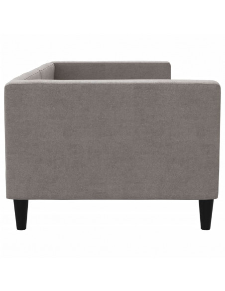 Letto da Giorno Tortora 80x200 cm in Tessuto