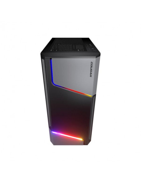 Cougar MX360 RGB Middle Tower No-Power Vetro Temperato minITX/mATX/ATX Nero/Grigio