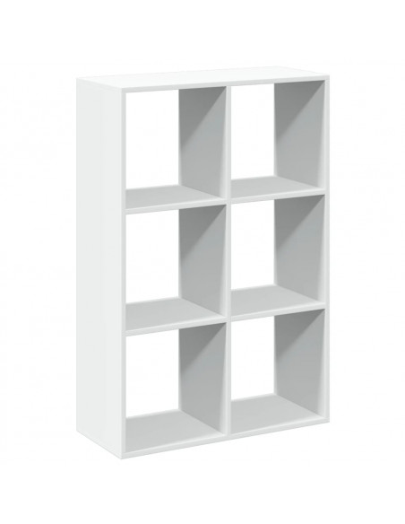 Libreria Divisorio Bianca 69,5x29x103,5 cm in Truciolato