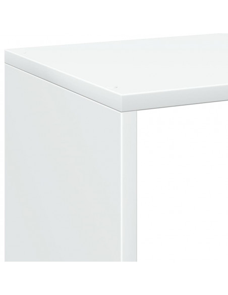 Libreria Divisorio Bianca 69,5x29x103,5 cm in Truciolato