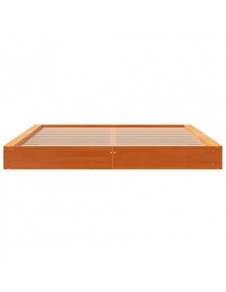 Giroletto Marrone Cera 200x200 cm in Legno Massello di Pino