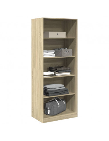 Armadio Rovere Sonoma 80x50x200 cm in Legno tecnico