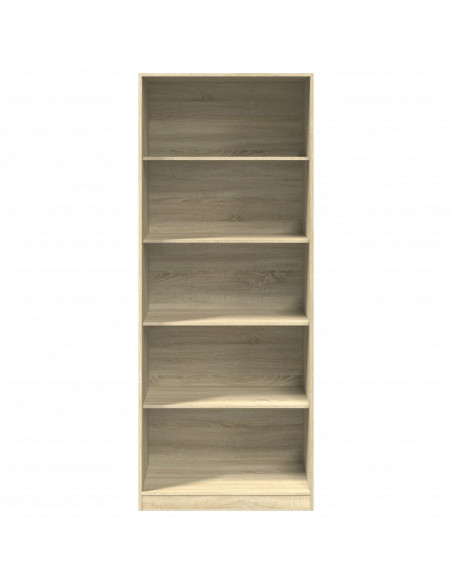 Armadio Rovere Sonoma 80x50x200 cm in Legno Multistrato