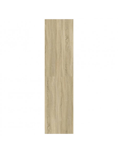 Armadio Rovere Sonoma 80x50x200 cm in Legno Multistrato