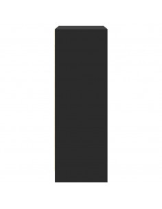 Credenza con LED Nera 77x34x100 cm in Legno Multistrato 2