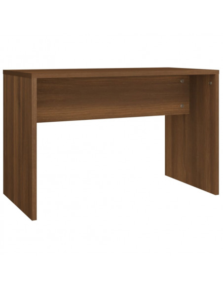 Set Tavolo da Toeletta con LED Rovere Marrone Legno Multistrato