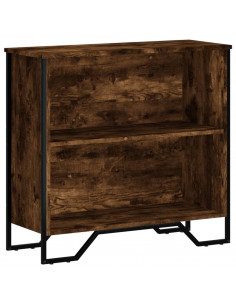 Libreria Rovere Fumo 80x31x74,5 cm in Truciolato 2