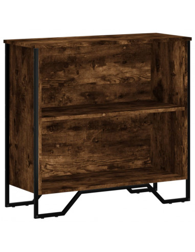 Libreria Rovere Fumo 80x31x74,5 cm in Truciolato