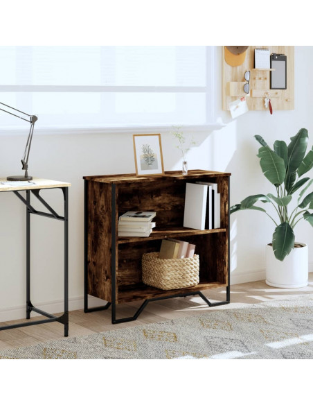 Libreria Rovere Fumo 80x31x74,5 cm in Truciolato