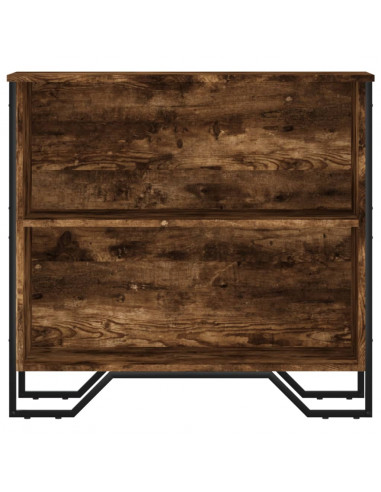 Libreria Rovere Fumo 80x31x74,5 cm in Truciolato