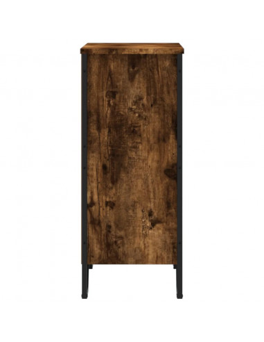 Libreria Rovere Fumo 80x31x74,5 cm in Truciolato