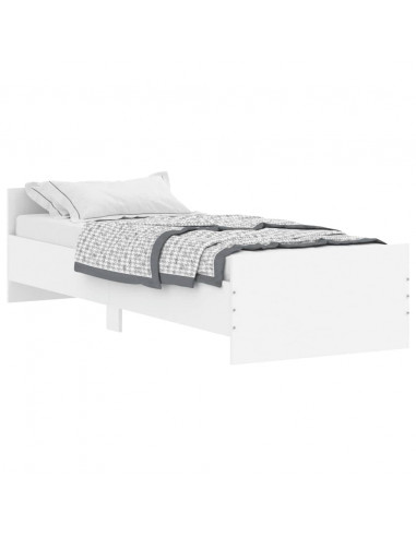 Giroletto Bianco 75x190 cm Small Single in Legno Multistrato