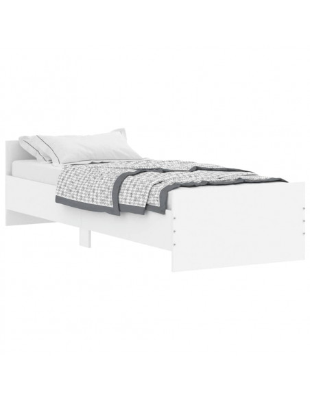 Giroletto Bianco 75x190 cm Small Single in Legno Multistrato