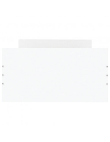 Giroletto Bianco 75x190 cm Small Single in Legno Multistrato