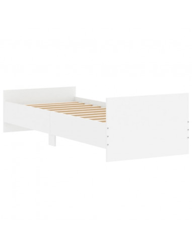 Giroletto Bianco 75x190 cm Small Single in Legno Multistrato