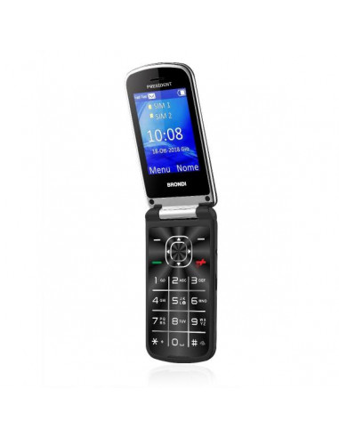 Brondi President 7,62 cm (3") 130 g Nero Telefono cellulare basico