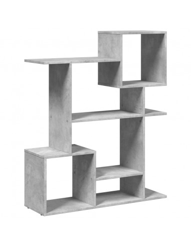 Libreria Divisorio Grigio Cemento 92x29x112 cm in Truciolato