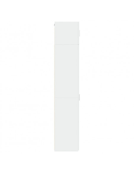 Mobile Sottile Bianco 40x42,5x225 cm in Truciolato