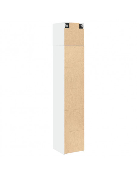 Mobile Sottile Bianco 40x42,5x225 cm in Truciolato