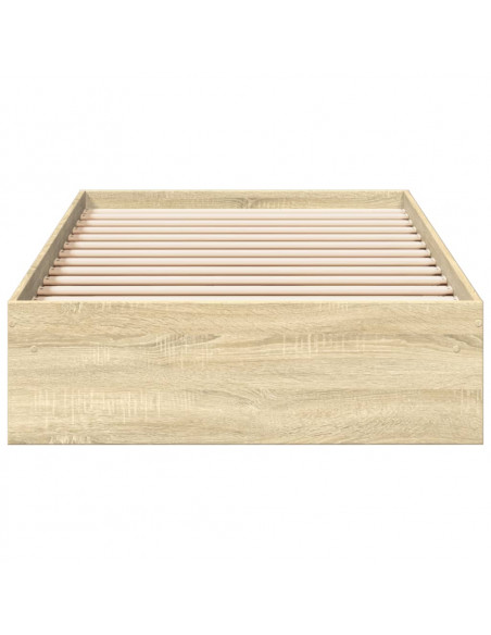 Giroletto Cassetti Rovere Sonoma 100x200 cm Legno Multistrato