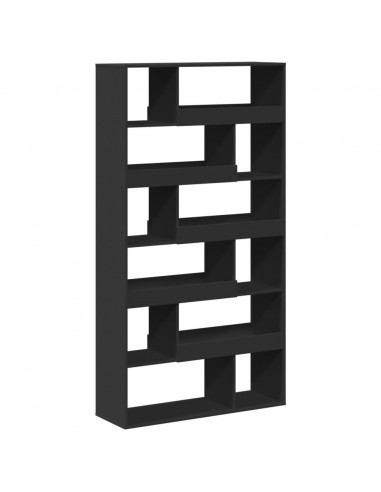 Divisorio Stanza Nero 100x33x187,5 cm in Truciolato