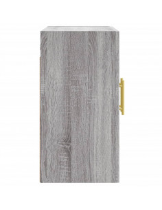 Mobile Pensile Grigio Sonoma 60x31x60 cm in Legno Multistrato 2