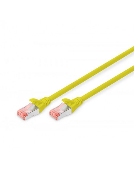 Digitus Cavo Rete Cat6 Doppia schermatura S-FTP 2M Giallo