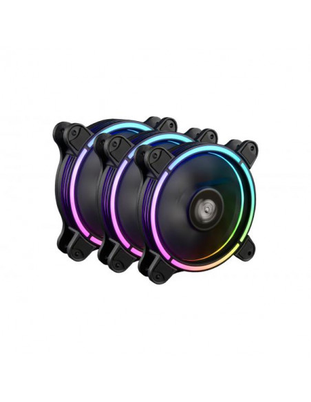 Enermax T.B.RGB AD. Kit 3 Ventole ARGB PWM 120 Con controller