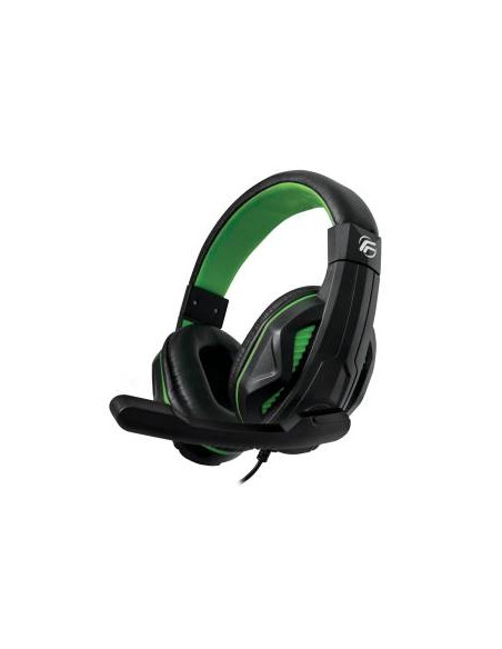 Fenner Tech Cuffie Gaming Soundgame + Microfono PC/Console Green