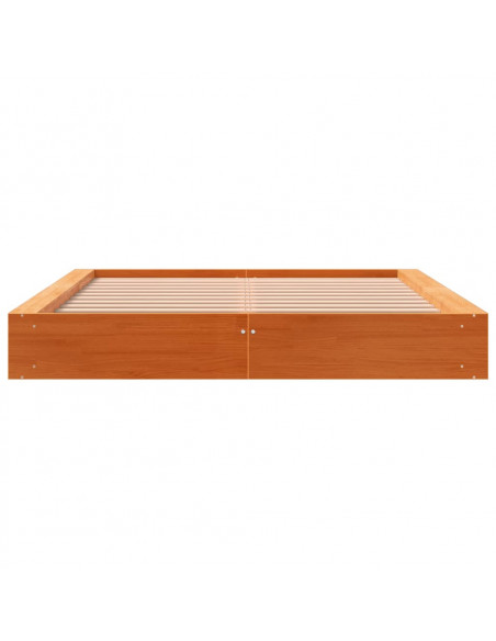 Giroletto Marrone Cera 120x200 cm in Legno Massello di Pino