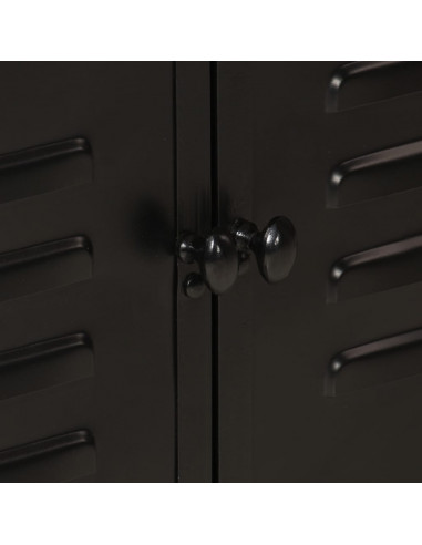 Mobile Lavabo da Bagno 55x35x60 cm Ferro e Legno Massello Mango