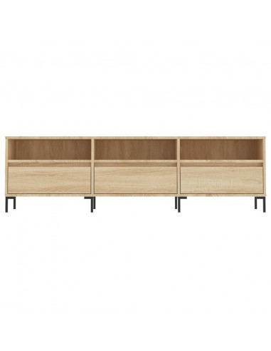 Mobile Porta TV Rovere Sonoma 150x30x44,5 cm Legno Multistrato