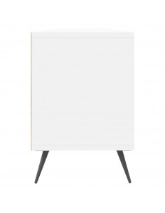 Mobile Porta TV Bianco 150x30x44,5 cm in Legno Multistrato