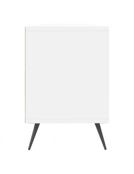 Mobile Porta TV Bianco 150x30x44,5 cm in Legno Multistrato