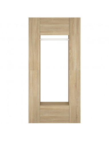 Mobili da Corridoio 2 pz Rovere Sonoma in Legno Multistrato