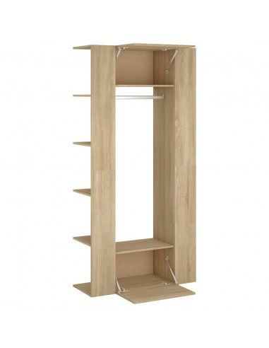 Mobili da Corridoio 2 pz Rovere Sonoma in Legno Multistrato