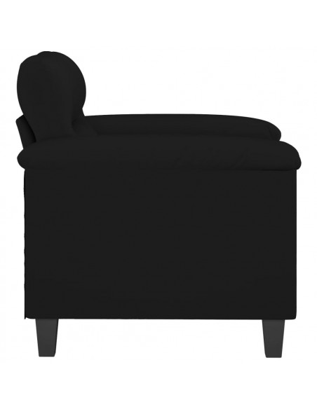 Poltrona Nera 60 cm in Microfibra
