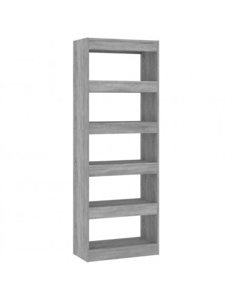 Libreria/Divisorio Grigio Cemento 60x30x166 cm in Truciolato