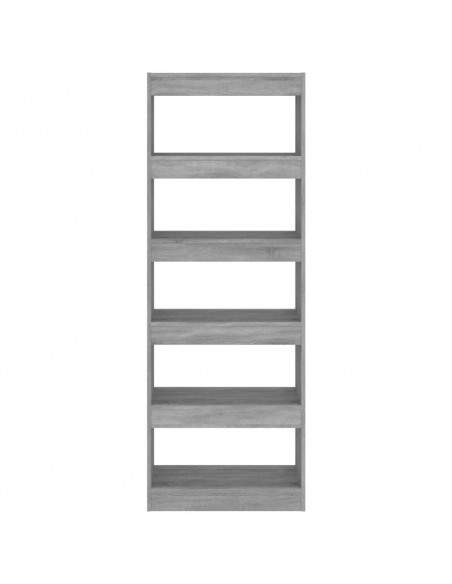 Libreria/Divisorio Grigio Cemento 60x30x166 cm in Truciolato